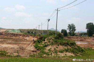 海陽供電公司積極配合海陽市防汛水利工程建設(shè)