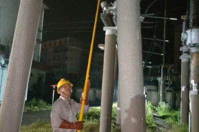 變電運(yùn)維對(duì)檀雷桔南I線，檀雷桔南II線停電操作，配合線路零點(diǎn)搶修