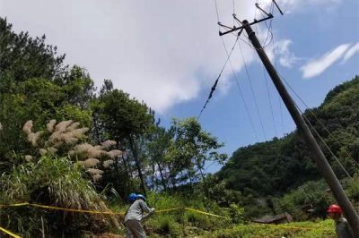 麻家渡供電所對轄區(qū)10kV寶63牌樓線進(jìn)行巡視