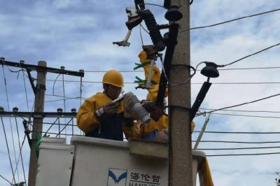 臨潼區(qū)供電公司帶電更換跌落式熔斷器1組