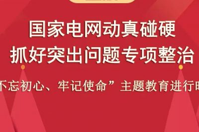 國(guó)家電網(wǎng)動(dòng)真碰硬抓好突出問(wèn)題專(zhuān)項(xiàng)整治