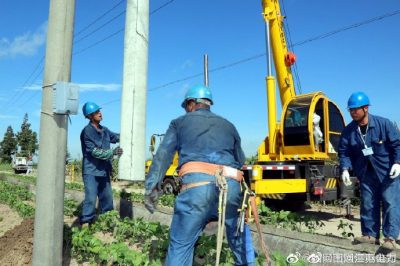 海門市供電公司對農(nóng)業(yè)專線10千伏江海線進行升級改造