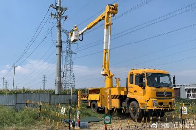 10千伏胡家線21號桿帶電T接電纜