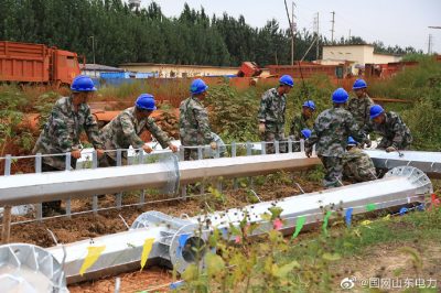 220千伏肖周線9號(hào)至11號(hào)塔進(jìn)行加高改造 大型車(chē)輛通行無(wú)憂