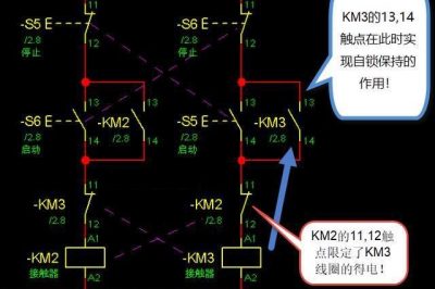 電氣繼電器控制電路的自鎖與互鎖有什么區(qū)別