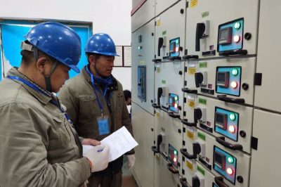 吳江高級中學“小高考”考點檢查保電設備