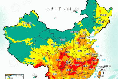 近3天全國蚊子預報地圖