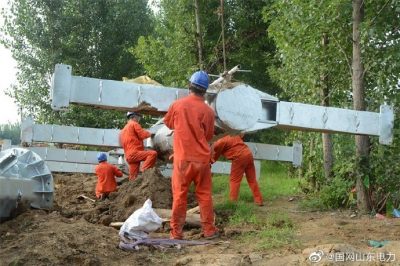 110千伏云北線56號塔段遷移改造