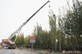對10千伏南王線架空線路進行電纜入地改造